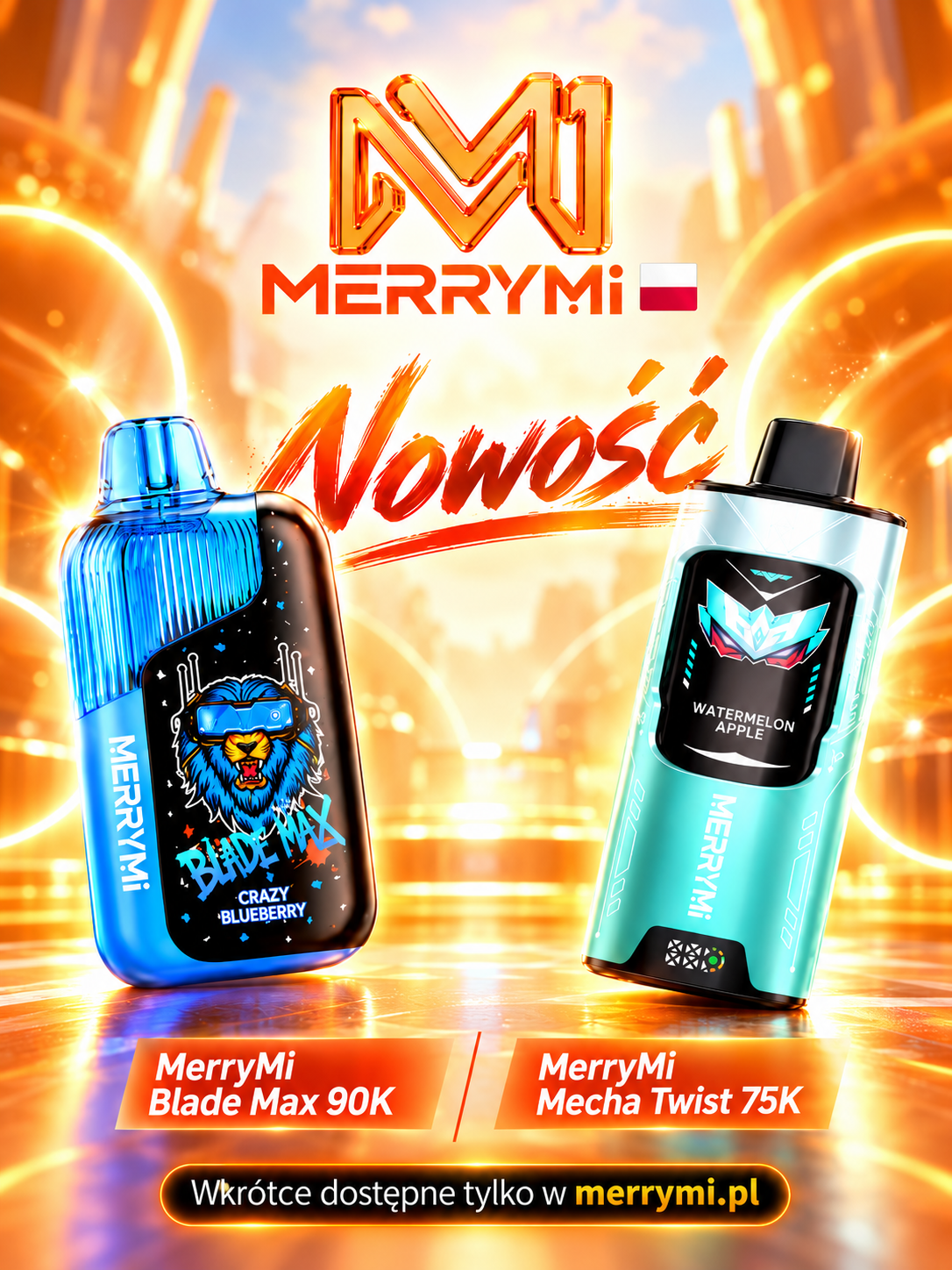 MerryMi Blade Max 90K i Mecha Twist 75K