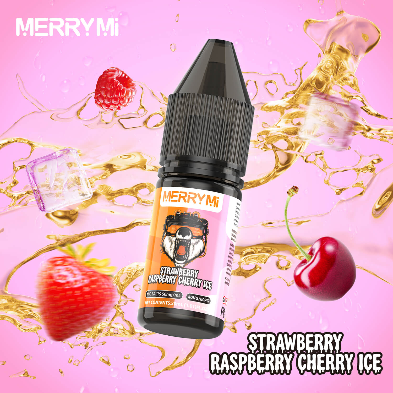 🍓 Strawberry Raspberry Cherry Ice
